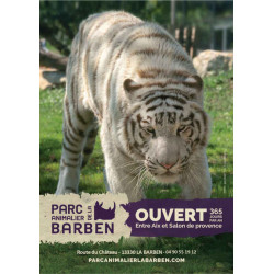 Tarif visite Zoo de la Barben 18€